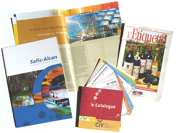 Plaquettes et rapports annuels