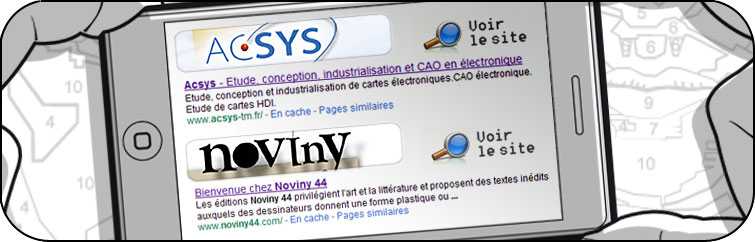 Vers les sites d'entreprises